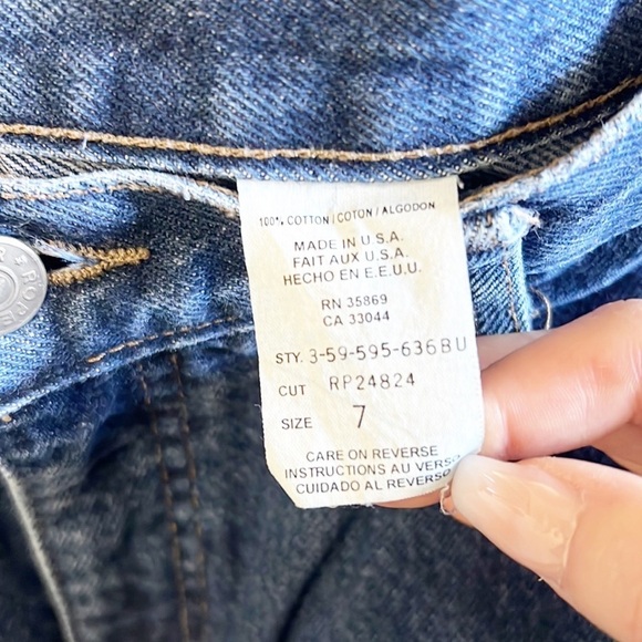 Roper Dark Wash Silver Star Detail Straight Leg High Rise Vintage Jeans - Picture 10 of 11